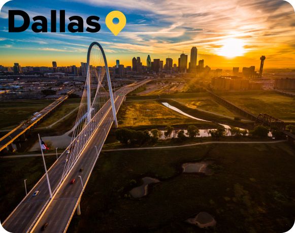 Margaret Hunt Hill Bridge in Dallas 